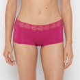 thumbnail image 1 of Boyshort Panty in Fuchsia Red, 1 of 5