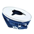 thumbnail image 1 of LOVIVER Round Ashtray Stainless Steel Ashtray 1/8" Diameter W/ Windproof Bag Blue, 1 of 8