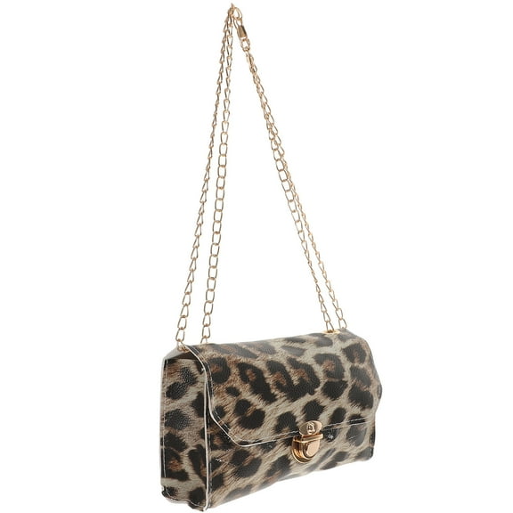 PAMINGONO Leopard Print Crossbody Bag for Women, Stylish Casual Shoulder Purse for Shopping, Travel, and Daily Use