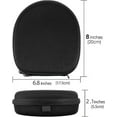 thumbnail image 5 of Headphones Carrying Case Compatible with Jabra Evolve 65,Plantronics, Mpow, Sennheiser Case, Protective Hard Shell Travel Bag with Cable, Charger Storage (Black), 5 of 6