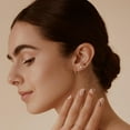 thumbnail image 7 of Titanium Earrings for Sensitive Ears, Flat Back Stud Earrings Hoop Earrings Set for Women, Hypoallergenic Surgical Stainless Steel Cubic Zirconia Earrings Stud Earrings Set 7 Pairs, 7 of 7