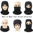 thumbnail image 3 of REDESS Balaclava Face Mask for Men/Women,Warm Fleece Windproof Ski Mask,Black-2 Pack, 3 of 5