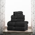 thumbnail image 3 of Premium Egyptian Cotton Highly Absorbent Assorted 6-Piece Plush Towel Set - 30" x 55", 20" x 30", 13" x 13", 3 of 9