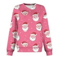 thumbnail image 6 of Xuniizn Christmas Ugly Shirts for Women, Funny Christmas Graphic Long Sleeve V Neck Christmas Sweatshirts with Pocket, Thick Thermal Cute Festival Casual Loose Pullover Sweaters, 6 of 6