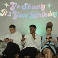 thumbnail image 6 of Go Shawty It’s Your Birthday Banner,Iridescent,Pre-Strung,Hip Hop Happy Birthday Banner Sign for Women Men Adult Her Funny 21st 30th 40th 50th 60th 80th Rap Theme Party Supplies,Ideas,Gifts, 6 of 10