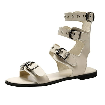 

adviicd Womens Sandals Women s Balla Flats Sandal Trendy