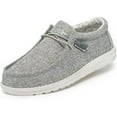 thumbnail image 2 of Hey Dude Men's Wally Canvas Linen Iron Shoe 110793901, 2 of 2