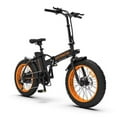 thumbnail image 2 of DEELLEEO AOSTIRMOTOR Folding Electric Bicycle 500W Motor 20" Fat Tire With 36V/13Ah Li-Battery Orange A20-O minimum price：$899, 2 of 5