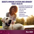 thumbnail image 5 of Pet MD Bladder Support Plus Cranberry for Dogs - Support Bladder Control & Urinary Tract Health - Help Relieve Dog UTI & Incontinence - Wild Yam Root & Cranberry Bladder Bites for Dogs - 60 ct, 5 of 9