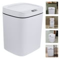 Motion Sensor Wastebasket Smart Garbage Bin Bathroom Touchless Trash