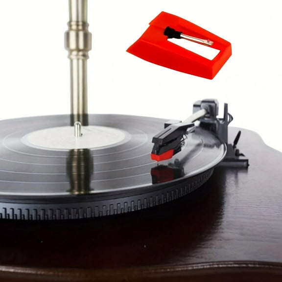 Pebbuoy Record Needles Replacement Turntable Needles Stylus Portable Widely Compatible Easy to Use Record Needles