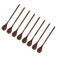 thumbnail image 4 of Wooden Spoons, Strong Durable Wooden Coffee Spoon Easy Cleaning  Delicate Fine Workmanship Safe  Long Handle  for Plate Decoration for Mixing, 4 of 8