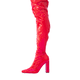 thumbnail image 3 of Botas Largas Charol para Mujer Hanna MX  Bulgari Red, 3 of 4