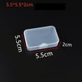 thumbnail image 1 of Transparent Plastic Storage Box Screw Holder Case Organizer Component Box, 1 of 8
