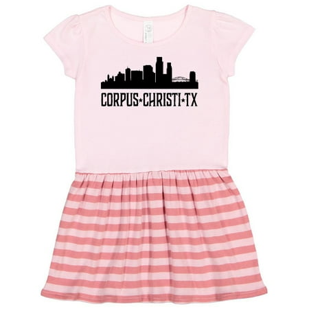 

Inktastic Corpus Christi Texas Skyline Gift Toddler Girl Dress