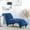 Blue, variant on Contemporary Chaise Settee With High Rebound Sponge And Solid Support Luxurious Seating, Comfortable Foam Splendid Appearance