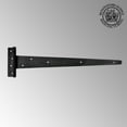 thumbnail image 2 of T Strap Door Hinge RSF Black Iron Light Duty 19" Rustproof Antique Cabinet Hinge w/Free 9 Screw Renovators Supply, 2 of 8