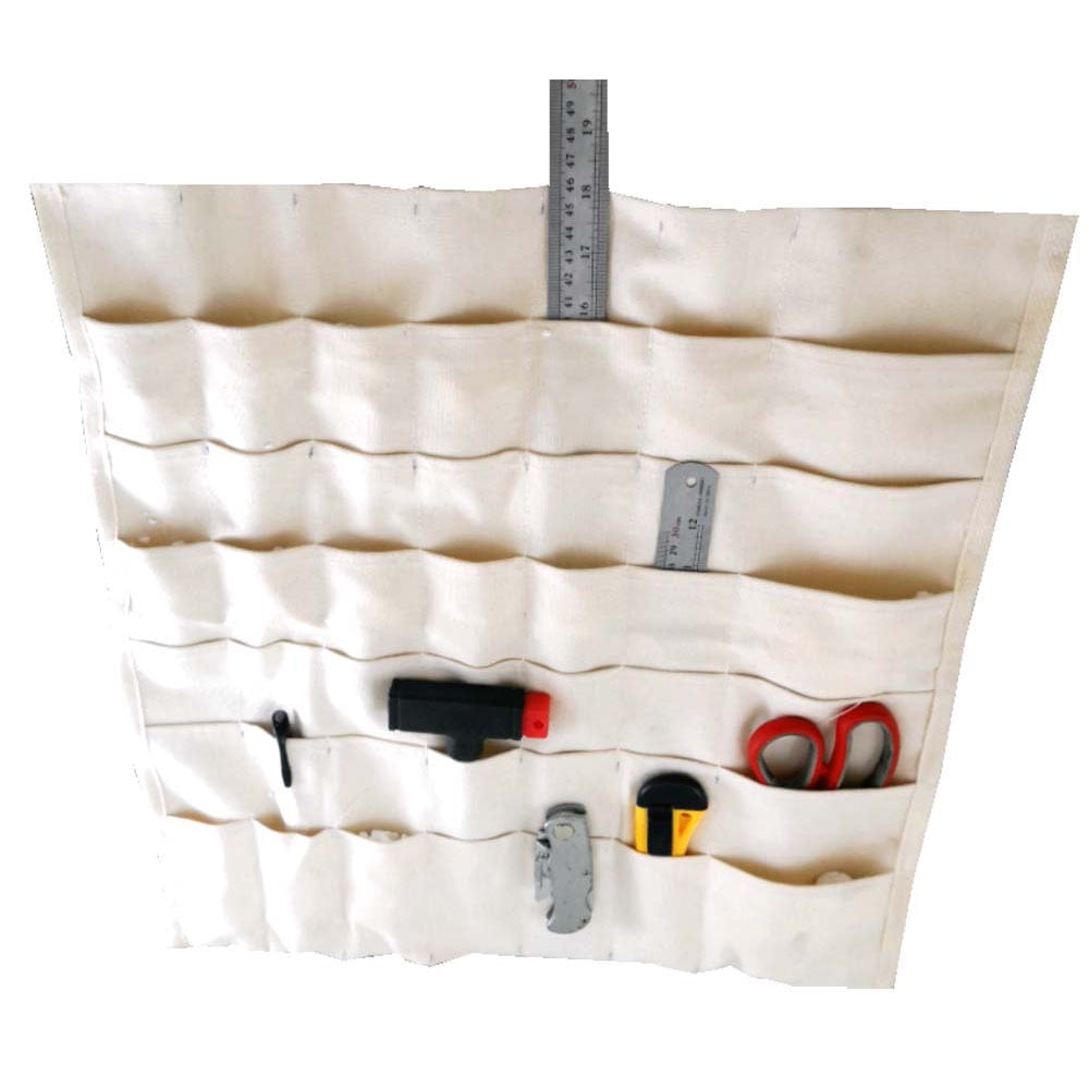 18x18 Inch Roll-Up Tool Bag with 48 Pockets - AB-70400-86