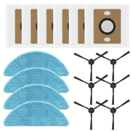For ILIFE A12 Pro/ V9 Pro Robot Vacuum Cleaner Side Brush Filter Mop Cloth Bag