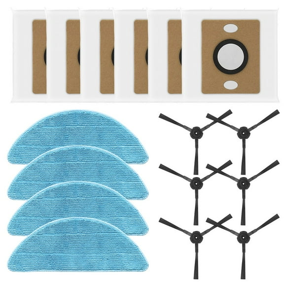 For ILIFE A12 Pro/ V9 Pro Robot Vacuum Cleaner Side Brush Filter Mop Cloth Bag