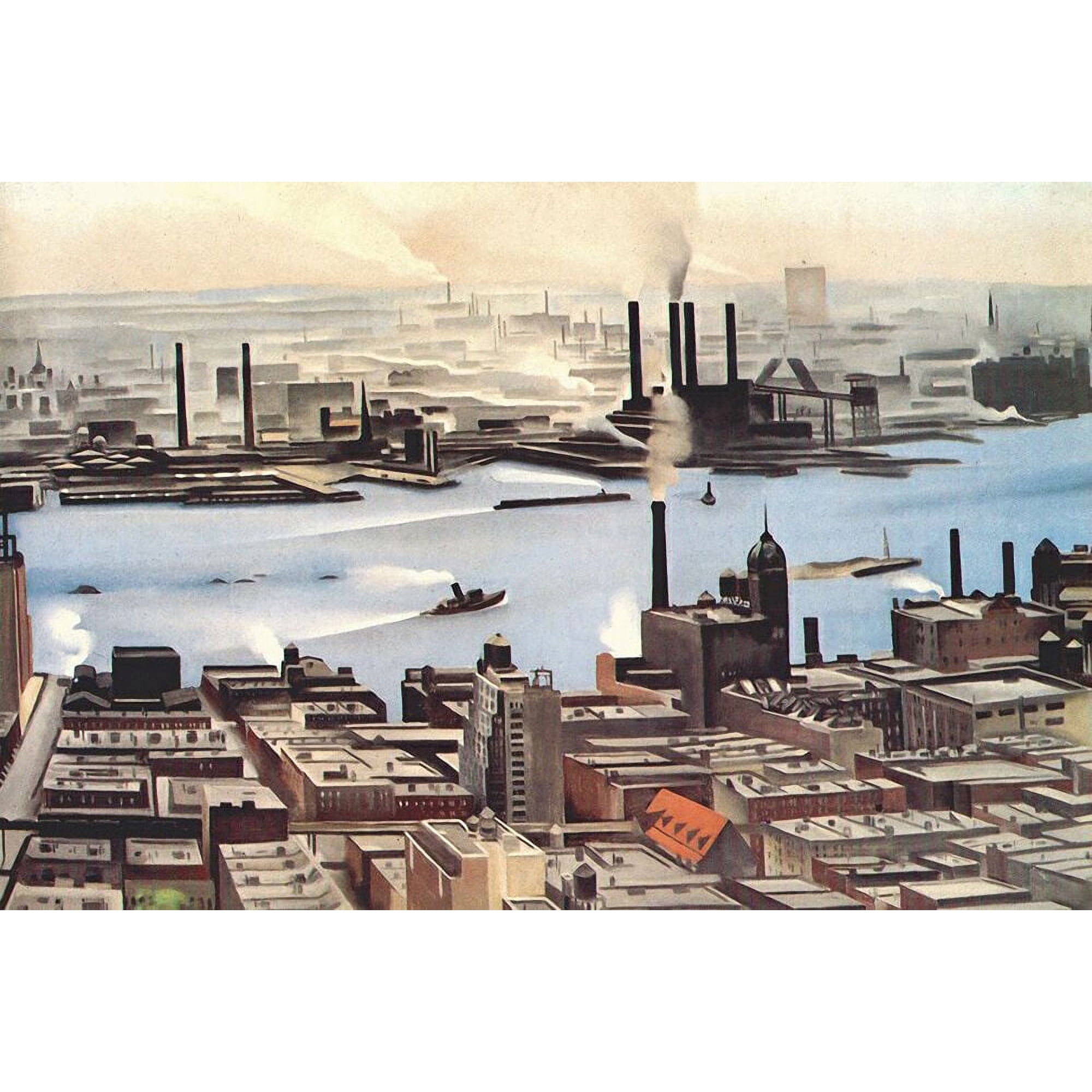 O Keeffe East River - CANVAS OR PRINT WALL ART