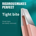 thumbnail image 3 of Precision Stainless Steel Tweezers for Eyebrow Hair Facial Hair Removal, Splinter, Blackhead Slant Tip Angle Tip Pointed Tip (C518-pink 4pcs), 3 of 7