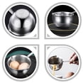 thumbnail image 2 of Stainless Steel Boiler Pot Butter Melting Bowl Kitchen Oil Heating Bowl, 2 of 7