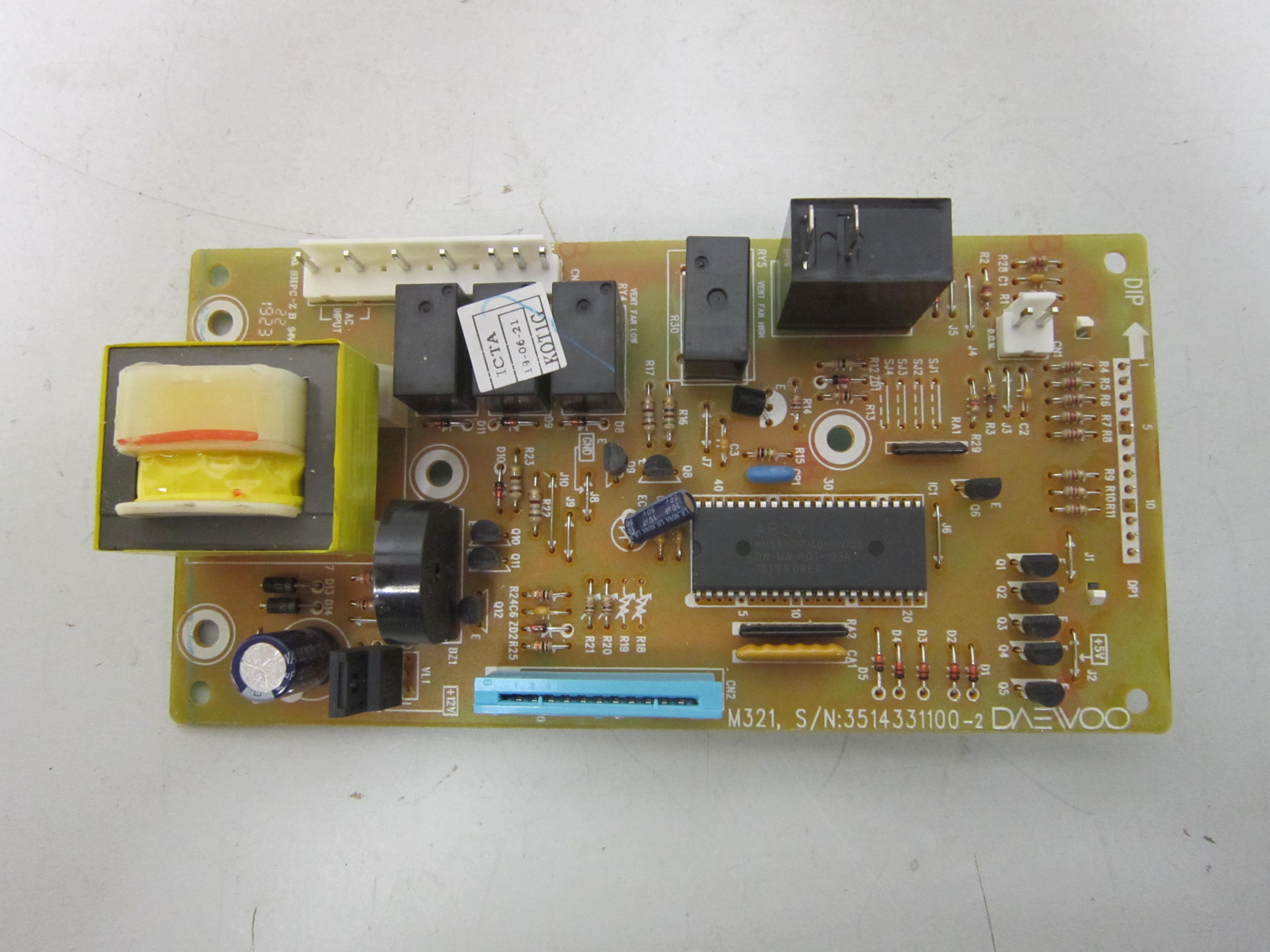 Magic Chef MCO165UW Microwave Control Board Assembly 35143311002