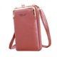 thumbnail image 1 of 3xBolso Bandolera Para Teléfono Móvil Bolso Bandolera Para Teléfono Móvil Bolso Bandolera Pequeño Para Teléfono Rosa Oscuro, 1 of 8