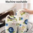 thumbnail image 5 of Pioneer Flower Floral Print Pattern Bathroom Rugs Mat, Non Slip Microfiber Bathroom Rug with Rubber Backing, Soft Mats for Bathroom Floor Tub Shower, 24"x60", 5 of 5