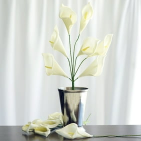 Balsacircle 42 Calla Lily Artificial Silk Flowers Diy Home