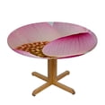 thumbnail image 4 of HAOXIT Waterproof Round Tablecloth with Floral Water Art, Perfect for Birthdays and Holidays 31-35, 4 of 9