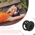 thumbnail image 4 of Ruiboury Ear Pads Earphones Cushion Head-mounted Leather Headset On-ear Earphones Accessories Replacement for QC3 Headphones, 4 of 7