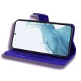 thumbnail image 3 of Feishell Flip Wallet Case for Samsung Galaxy S23 Plus 6.6 inch,Shockproof Embossed Pattern PU Leather Magnetic Clasp Folio Protective Phone Cover with Kickstand & Card Slots,Purple, 3 of 7