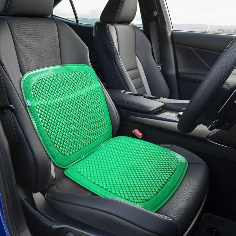 Car Seat Cushion with Back Support Portable Comfort Breathable Seat Cushion Seat Cover for Car Driver Truck Cars SUV Computer and Desk Chair 43cmx43cm