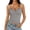Grey, variant on IWRICH Women's V Neck Lace Cami Tank Tops Fitted Sleeveless Crop Spaghetti Strap Summer Tops Basic Undershirts White XS