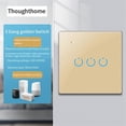 thumbnail image 5 of Tuya Wifi Smart Switch Touch Light Switch Single Zero Fire Line Universal 3 Switch, 5 of 5