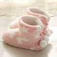 thumbnail image 4 of Wavsuf Winter Boots for Women on Thermal with Fuzz Flock Fashion Mid Calf Pink Shoes Size 40, 4 of 9