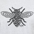 thumbnail image 3 of CafePress - Celtic Knotwork Bee Black Lines T Shirt - Men's Classic Graphic T-Shirt, 3 of 4