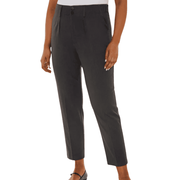 Mario Serrani Dress Pant, Inseam 27 in, Gray, XL