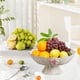 thumbnail image 4 of Platos cuadrados de plástico para servir fruta de 9,84 pulgadas con base desmontable | Plato multiusos para aperitivos y dulces | Vajilla para cocina y salón | Juego de 1 pieza, 4 of 6