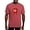 Crimson Red, variant on CafePress - A Product Of Arkansas T Shirt - Mens Comfort Colors Shirt