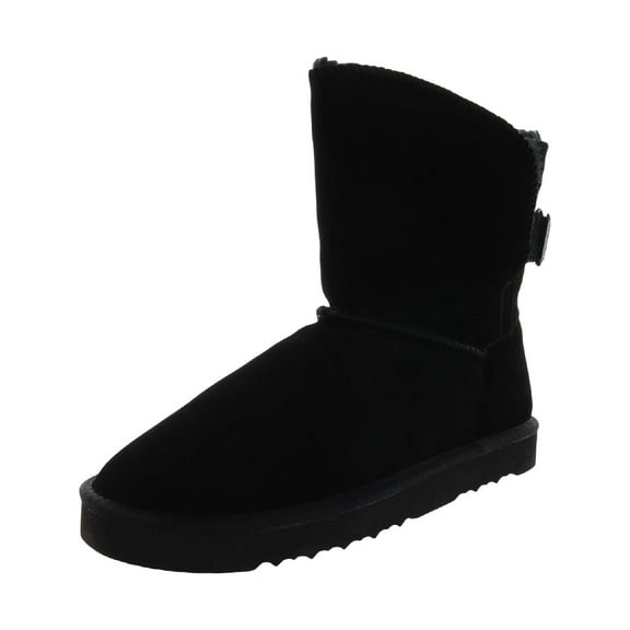 Style & Co. Womens Teenyy Suede Pull On Ankle Boots Black 11 Medium (B,M)