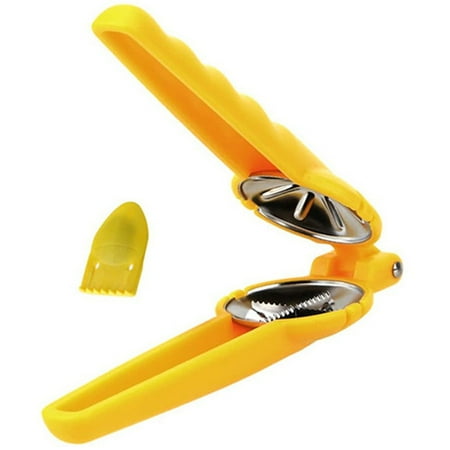 

WELPET Nut Opener Cutter Gadgets 2 in 1 Quick Chestnut Walnut Pliers Metal Nutcracker Sheller Kitchen Tools-Yellow