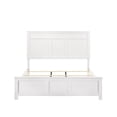 thumbnail image 4 of New Classic Furniture Andover Contemporary Solid Wood 6/0 Wk Bed in White, 4 of 6
