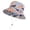 Gray, variant on Kids Girl Kids Sun Hat UPF 50+ Wide Brim Adjustable Chin Strap Lightweight Breathable Quick Dry Blue Whale Print Bucket Hat,Size 1-2T