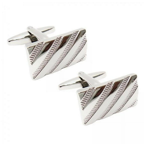 Milageto 3x1 Pair Men Cufflinks Jewelry Statement Fashion for Tuxedo Husband Groomsmen