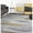 Yellow, Grey, variant on Abani Laguna Collection Multi Triangle Faded 3' x 5' Yellow Grey Abstract Area Rug