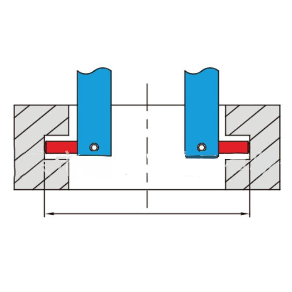 Digital Caliper Accessories For Measuring Internal And External Groove Steps