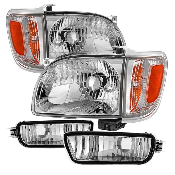 For 01-04 Toyota Tacoma TD Crystal Headlights + Corner ...